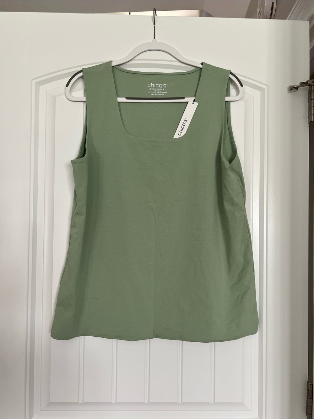 Chico's Sleeveless Scoop-Neck Tank Top - Sage